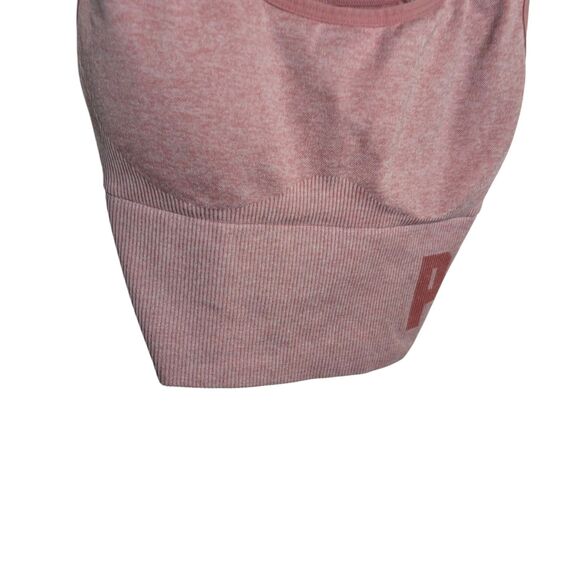 VS Pink Active Sports Bra Women's Small Pink Cropped Athletic Strappy - Picture 3 of 6